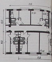 Планировка квартир 1-447С-44,- 45