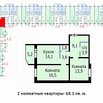 г. Москва, п. Голубое, ЖК "Первый Зеленоградский", 16 корпус 2